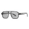 European and American trend street photography retro literary sunglasses modern charm INS wind rivet inlaid sunglasses