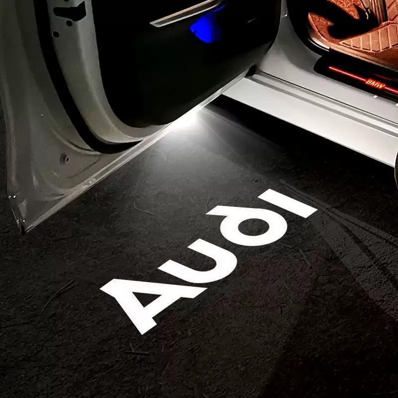2026 Hot 2Pcs Led Logo light Welcome Light For AUDI line S3 S4 RS S6 S5 S7 S8 A3 A4 A5 A6 A7 Q3 Q7 quattro Projector Shadow Ghost Lamp