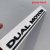 kpjgs1 DUAL MOTOR Underlined Letters Emblem for Tesla Model 3 Car Styling Refitting High Performance Trunk Badge Sticker Chrome Black