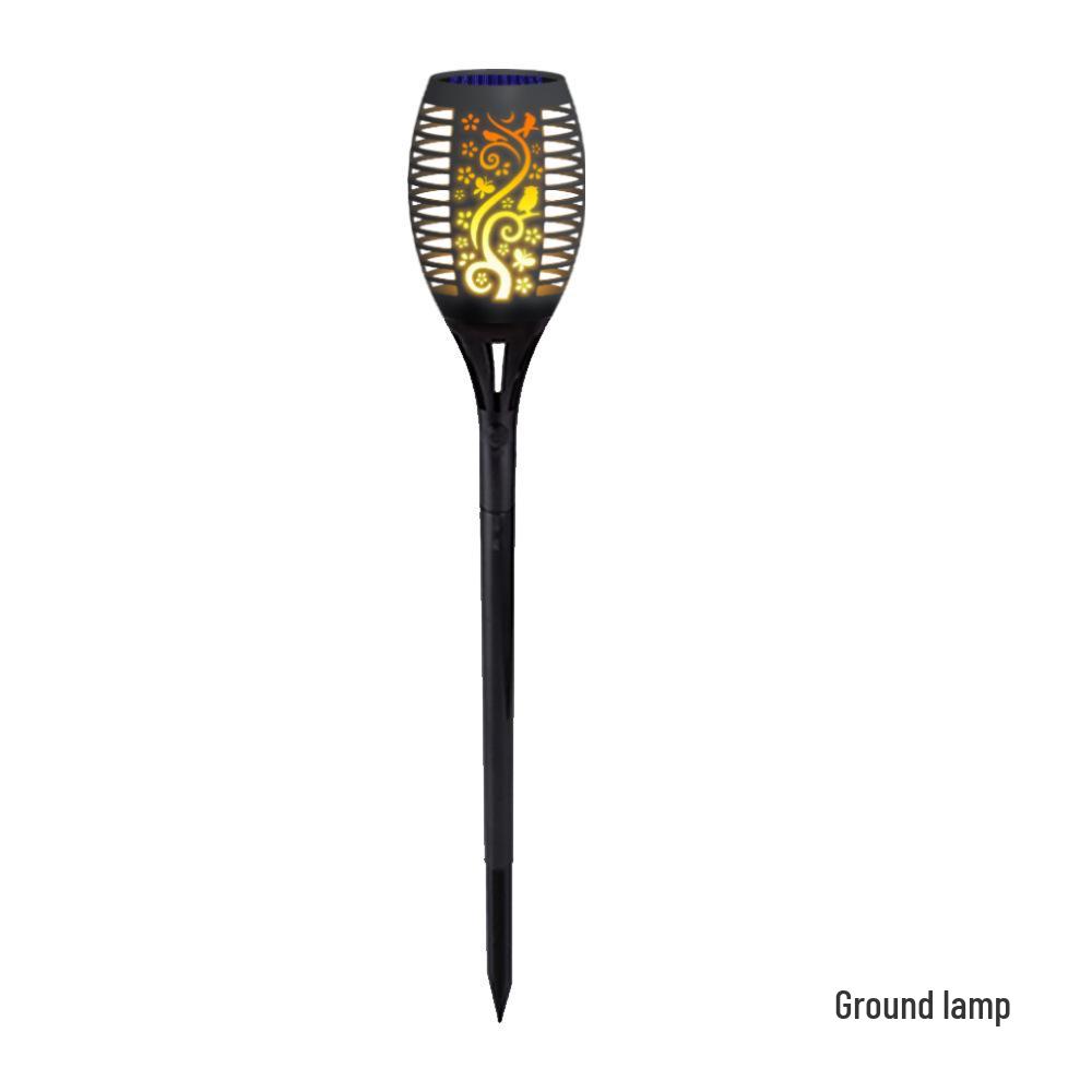 Solar 96LED Outdoor Flame Torch Light for Garden and Lawn