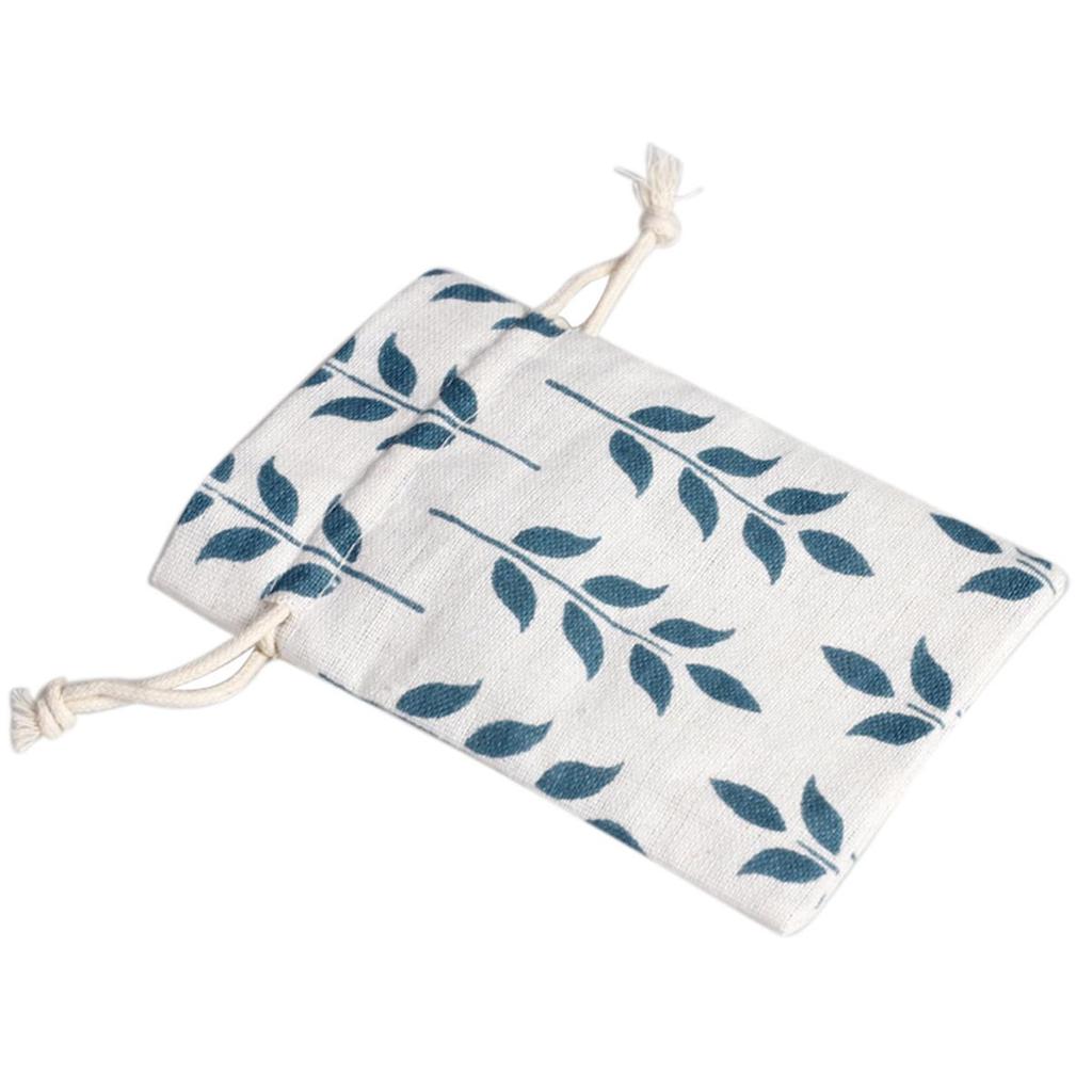 Cotton Line Drawstring Pouches Candy Favor Holder Jewelry Party Gift Bag