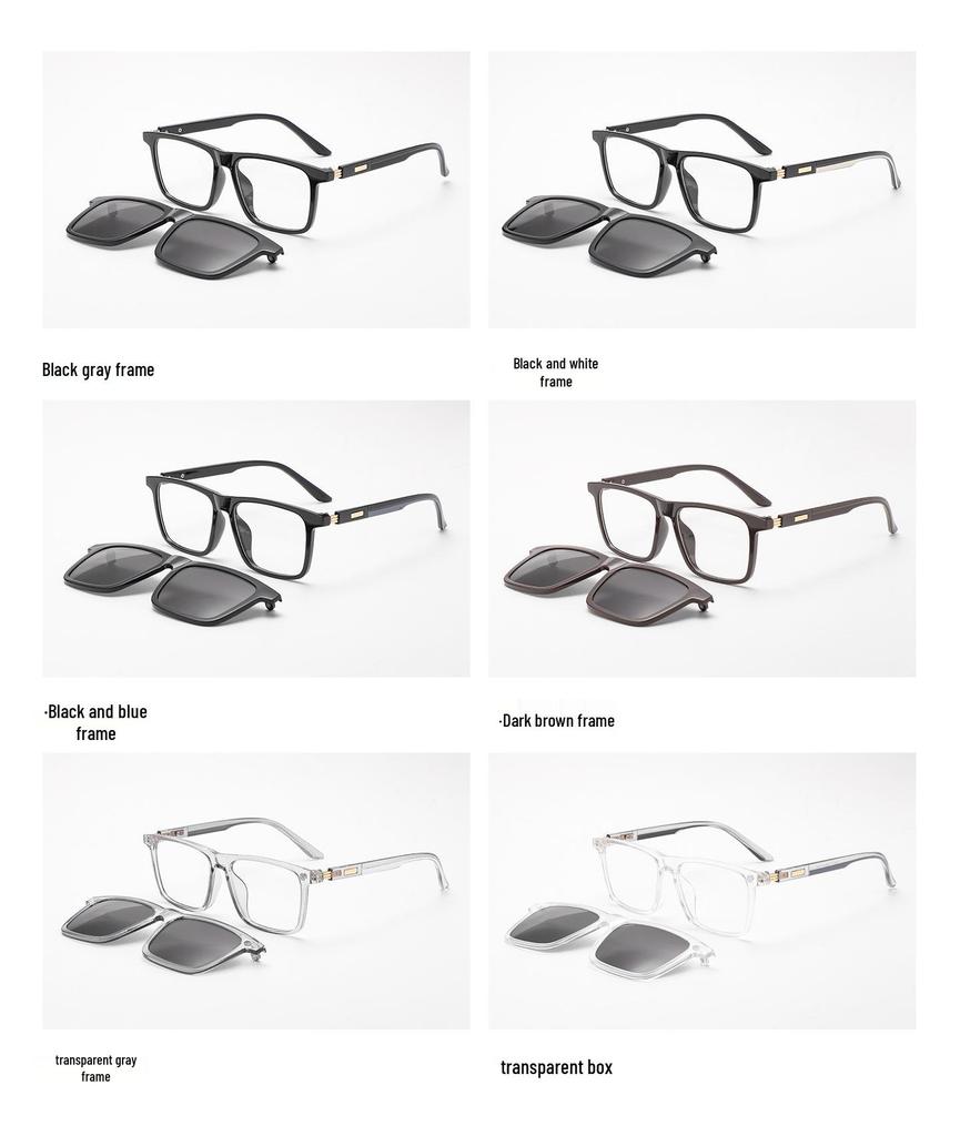 2025 Magnetic Clip-On Polarized Sunglasses for Driving and Fishing