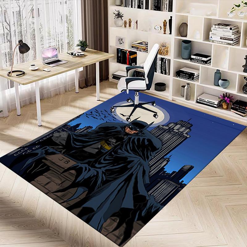 1pc Batman, moonlight Carpet, for Home & Office Decor, Desk Chair Carpet, Festive Gift,Conference Room CarpetL1082