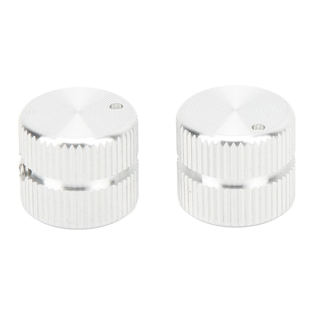 2PCS Guitar Panel Knobs with Hex Wrench Metal Knob Replacement Electric Guitar Accessories