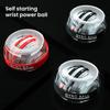 Auto-Start Wrist Ball Exerciser Adjustable Resistance Forearm Trainer Strengthener Torque Ball with Light Muscle Joint Exercise Gyro Ball Hand