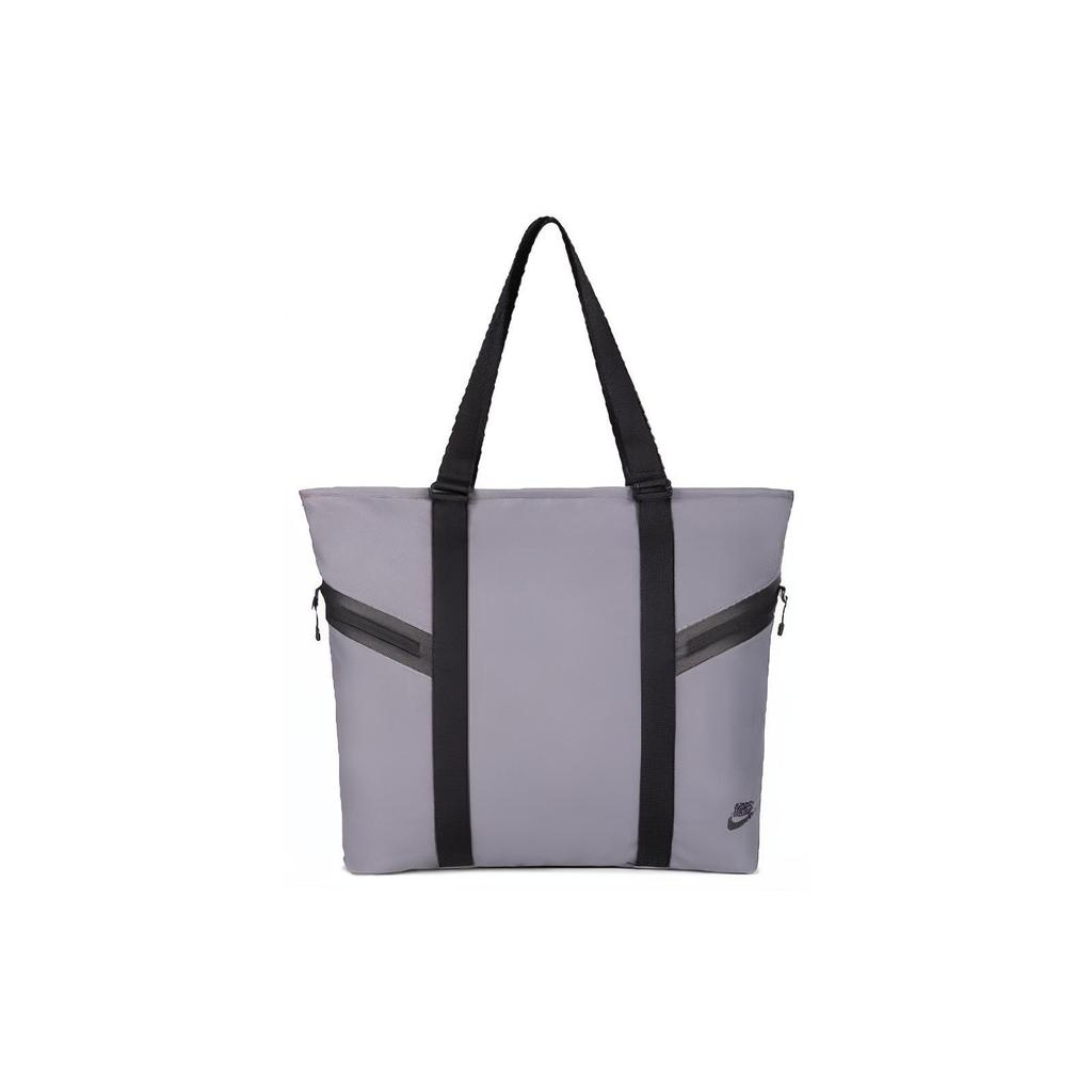 New Nike Polyester Tote Bag Shopping Bag Handbag Shoulder Bag Regular Unisex Gray BA5471-036