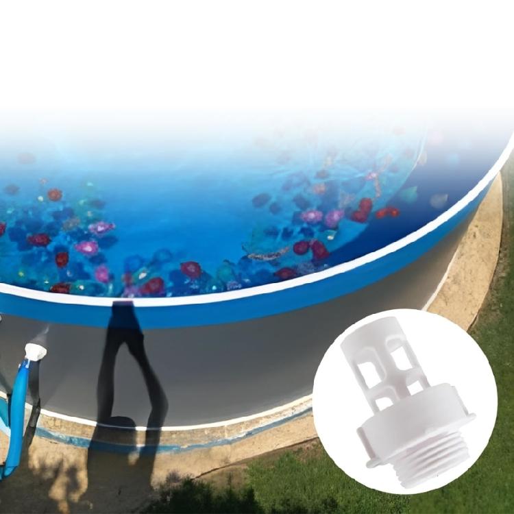 Round Swimming Pool Drain Connector Hose Drain Plug Plastic Hose Drain Plug Replacement Round Swimming Pool Garden Hose