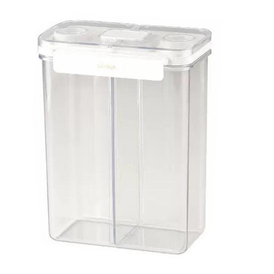 Contenitore per cereali multi-scomparto Barattolo per la conservazione con coperchio Buona tenuta Zucchero Cereali