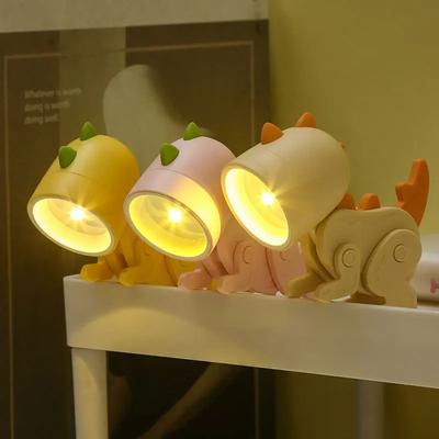 Cartoon Mini Nachtlicht Niedliche Dekoration Desktop Klapptisch Lampe Geburtstagsgeschenk Cartoon Haustier Klapp Kleine Tisch Lampe mit Ohren