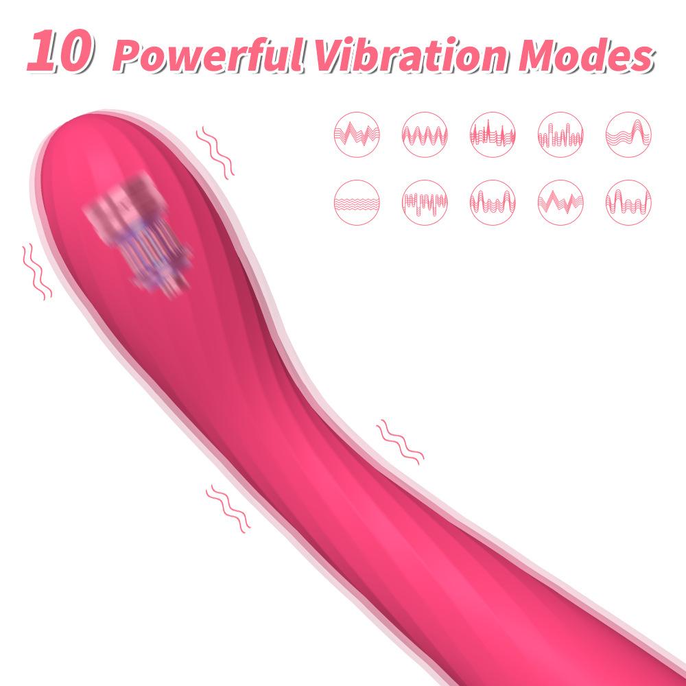 Beginner G-Spot Vibrator for Women 8 Seconds to Orgasm Finger Shaped Vibes Nipple Clitoris Stimulator Sex Toys for Adult Female
