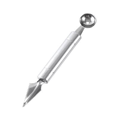 Kitchen And Household Stainless Steel Two End Digging Ball Carving Knife