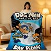 Cartoon D-Dog M-Man Throw  High-Density Short Plush Blanket Soft Skin-Friendly For Sofa Nap Air-Conditioned Room