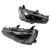 LED Dual Beam Projector Dynamic Headlights Blackout Fit for LancerEvo X 2008?2017 LHD