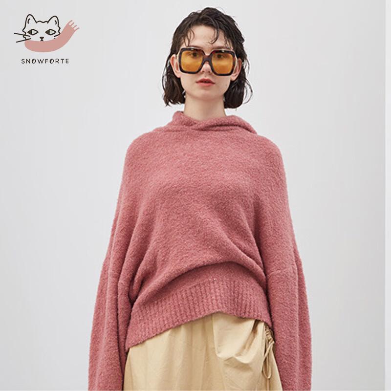 

Женский свитер с капюшоном из шерстяной смеси Sinoufo S+239 One Size