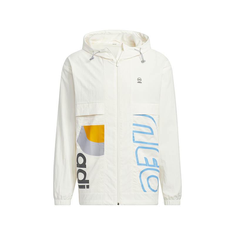 

Adidas Neo Sports Knit Letter Hooded Jacket Мужские куртки Розовый Белый HS8849 M