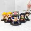 Kimetsu No Yaiba Anime Figurka Demon Slayer Akční Figurka Kamado Tanjirou Kamado Nezuko Agatsuma Zenitsu Figurka Hračky