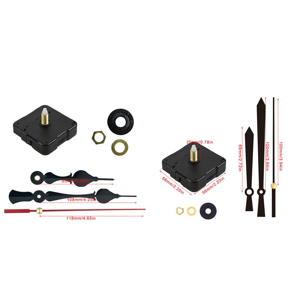 DIY Wanduhr Uhrwerk Reparaturset Quarzwerk Leise & Präzise Für Heimdekoration Und Bastelprojekte DIY Wanduhr