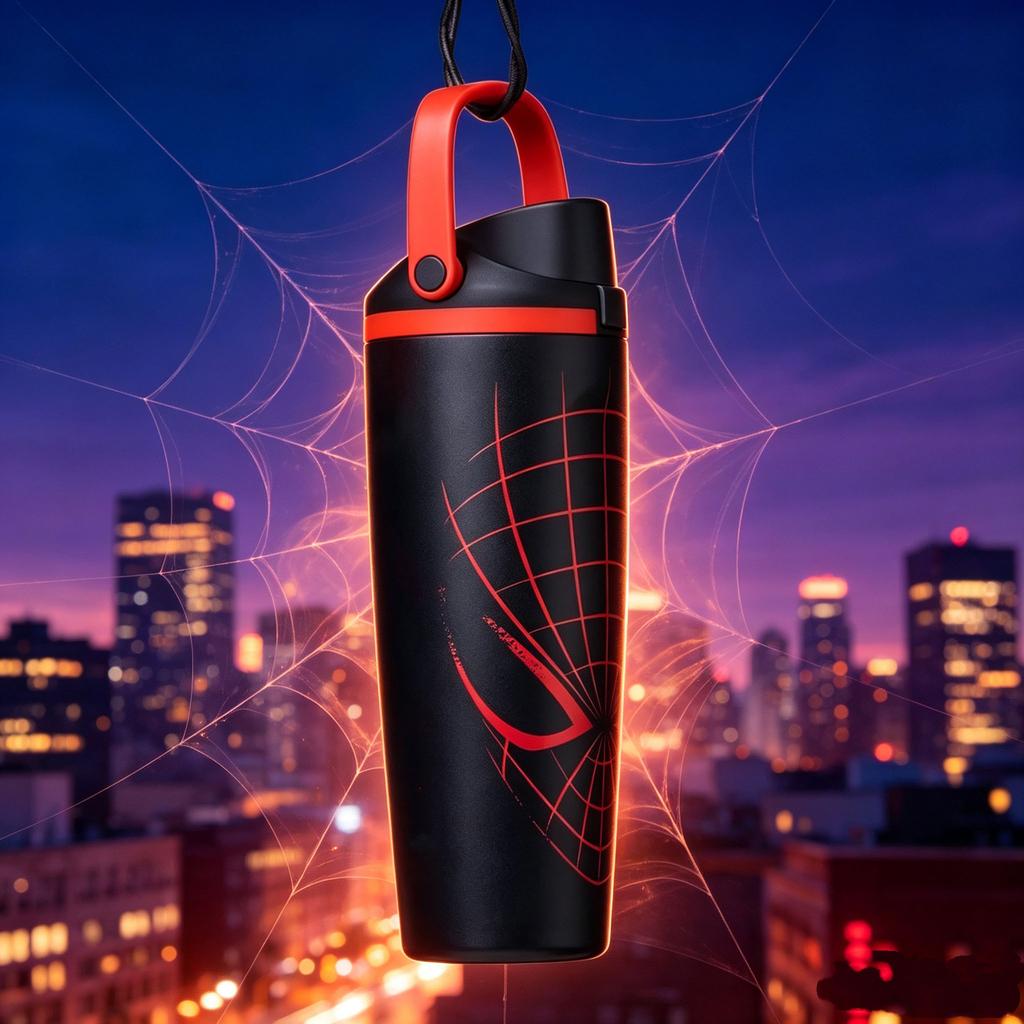 Owala Stainless Steel Insulated Cup Spider-man Portable Straw Cup Sports Water Bottle