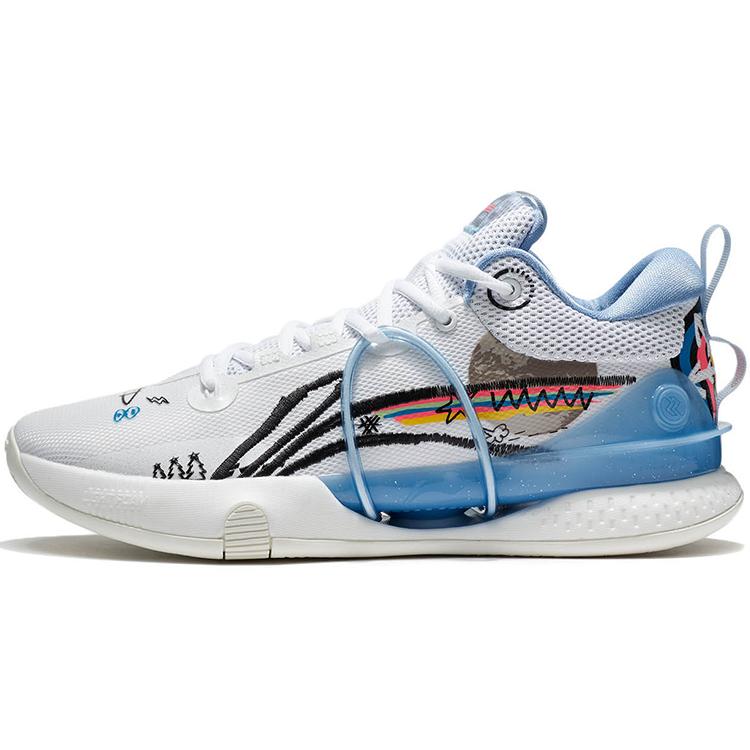 

LINING Speed 8 Premium Basketball Shoes Men Low Top Standard White 41.5