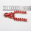 Charm 12Color 1pcsCrystal Chain DIY Garment sewing accessories Rhinestone bikini Connectors buckle fashion Beach SlipperChain