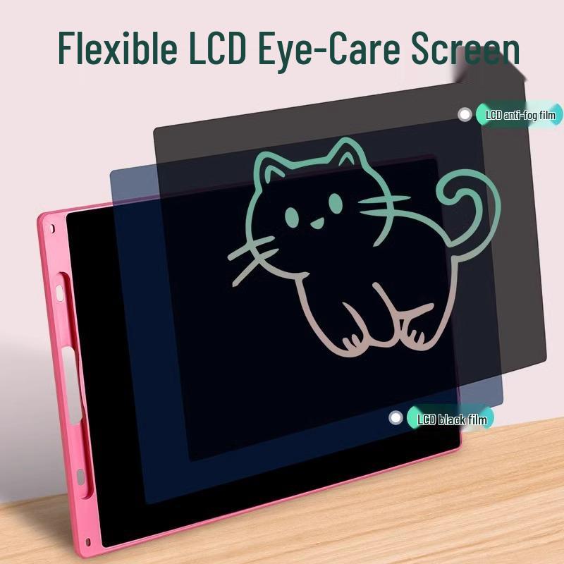 Kids' LCD Writing Tablet - Erasable Drawing & Color Painting Toy