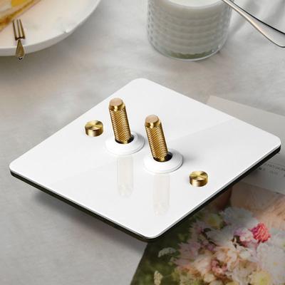Comutator de perete metalic cu design modern, de înaltă calitate, disponibil în mai multe culori, modele din gamă completă, logo personalizat/acceptat