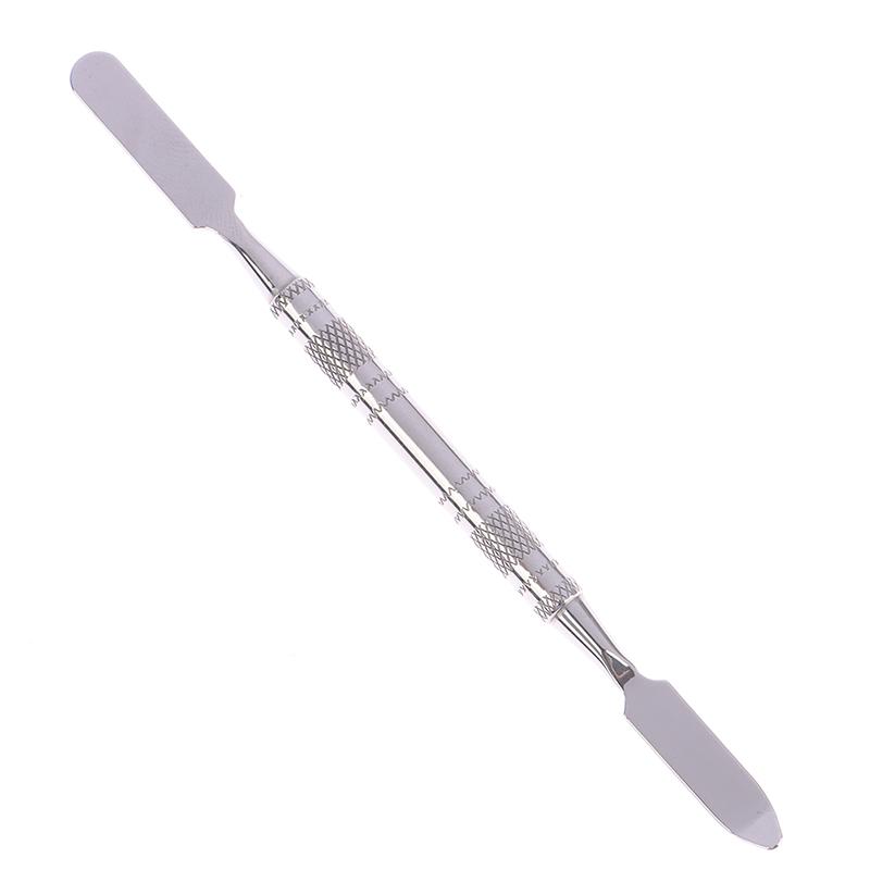 Mezclador de Maquillaje de Acero Inoxidable Placa Mezcladora para Uñas Paleta Mezcladora de Base y Sombras de Ojos con Varilla Espátula Herramientas de Belleza