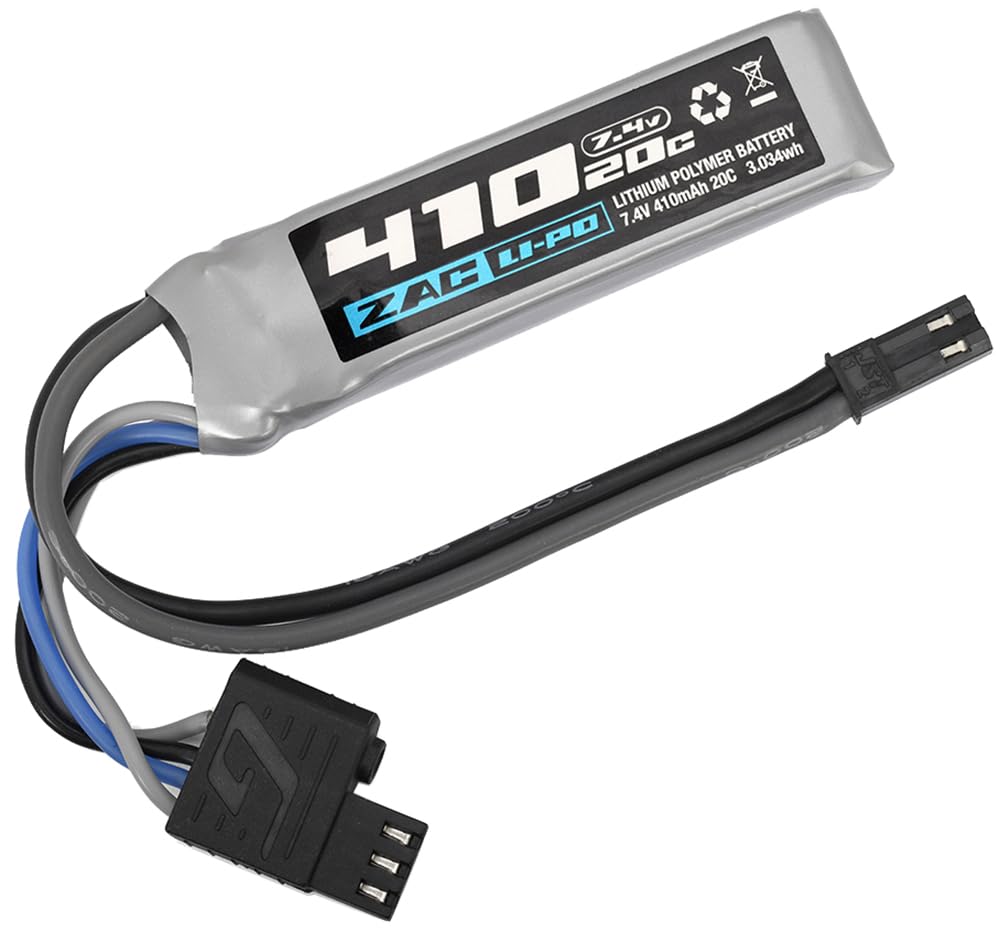Z-Force ZAC250 Lipo 7.4V 410mAh Handgun Battery, Official Japanese Product