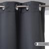 Set of 2 Slate Grey Blackout Curtains 135x240cm - Atmosphera Interior Designer