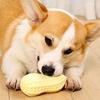 Squeaky Peanut Dog Toy Safe Puppy Teething Toy Dog Chew Toy