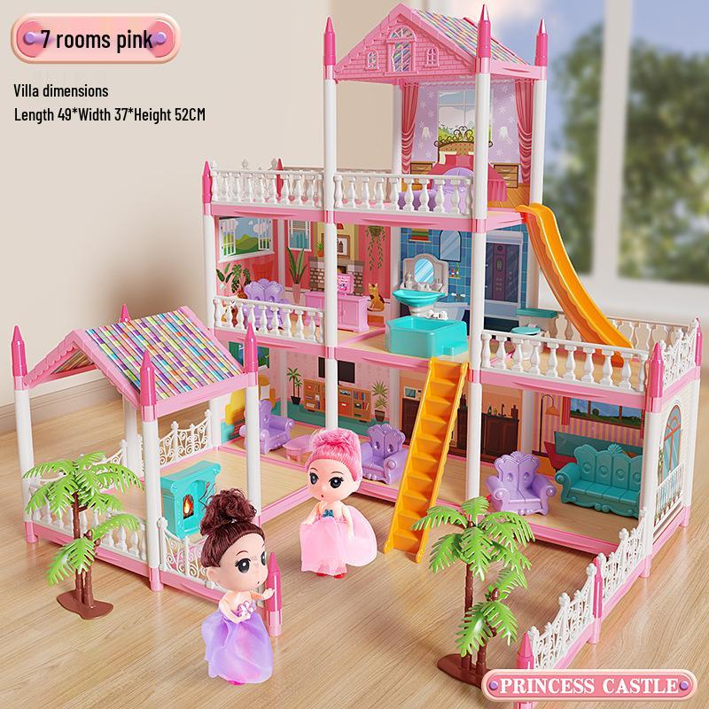 Princess Castle Dollhouse DIY Building Kit for Girls