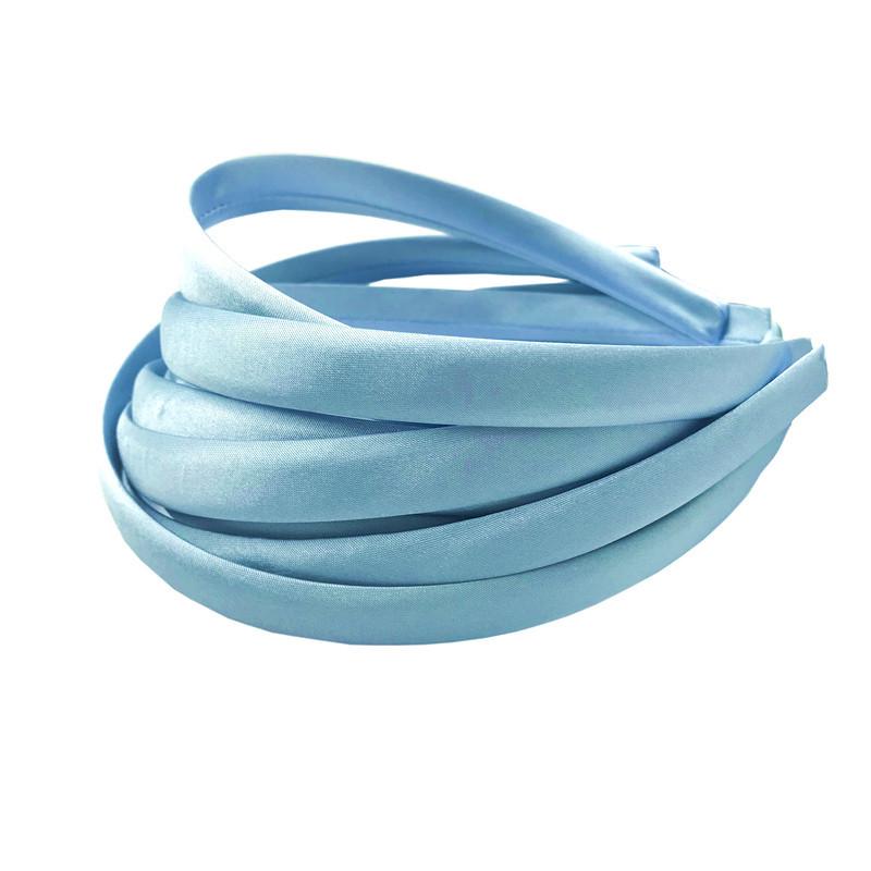 1,5 cm Satintyginslaget Hårband - Godisfärger, DIY Handgjort Modeaccessoar