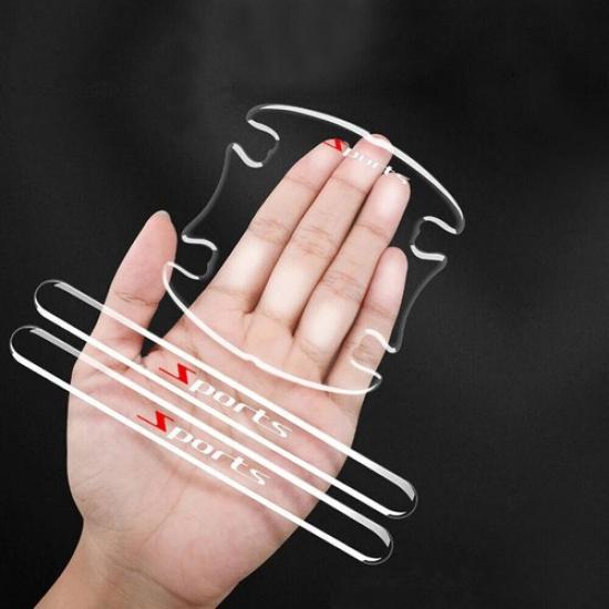 8 шт. Автозапчасти Накладка-стикер на углубление ручки двери Защита от царапин Аксессуары