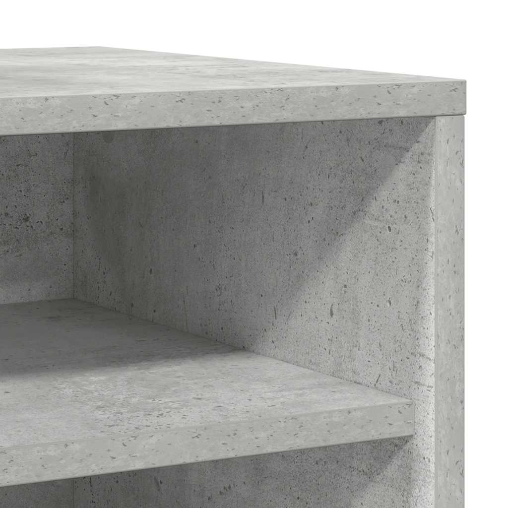 Shoe Cabinet Concrete Grey 31.5 x 35 x 70 cm Engineered Wood