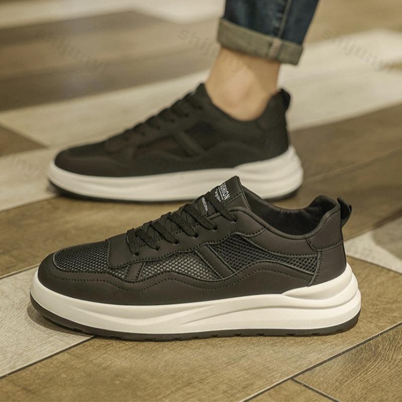 Men's Shoes Fashion Casual Sneakers 2025 Summer Mesh Breathable Running Shoe Tenis Training Shoes Men Lace Up Vulcanize Shoes