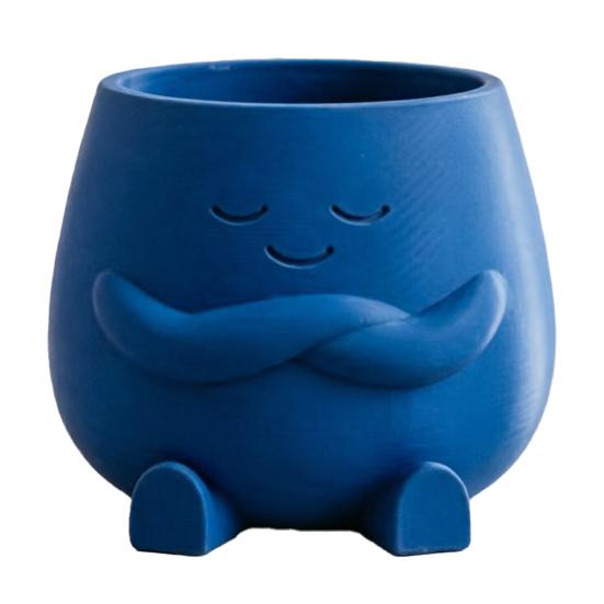 Smiling Face Planter 3D Plant Pot Printed Cute Decorative