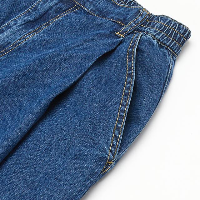 LAP Elastic One-Pleat Semi-Wide Pants Aq2Dp463