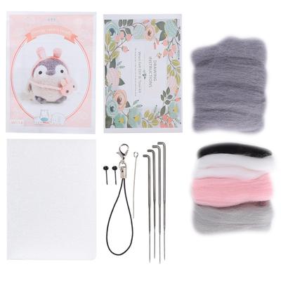 Nadelfilz-Set Wollfilz-Zubehör Niedliche Tierplüschpuppe DIY-Herstellungsmaterial114# Energie