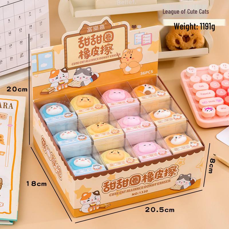 Capybara Dual-Use Eraser: Cute Animal Shape, No Marks, Perfect Small Gift for Kids