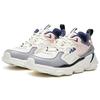 FILA Skipper Lightweight Fabric Low-Top Marathon Running Shoes Women sneaker Gray Pink White F12W021108FSA
