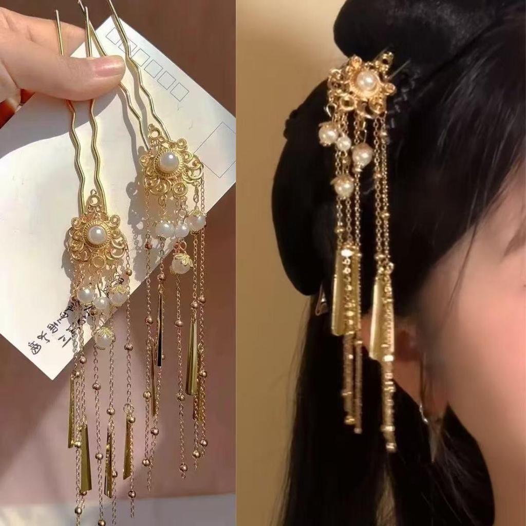 Sandalwood Women's Hairpin: Elegant Modern-Chinese Style Wooden Updo Stick