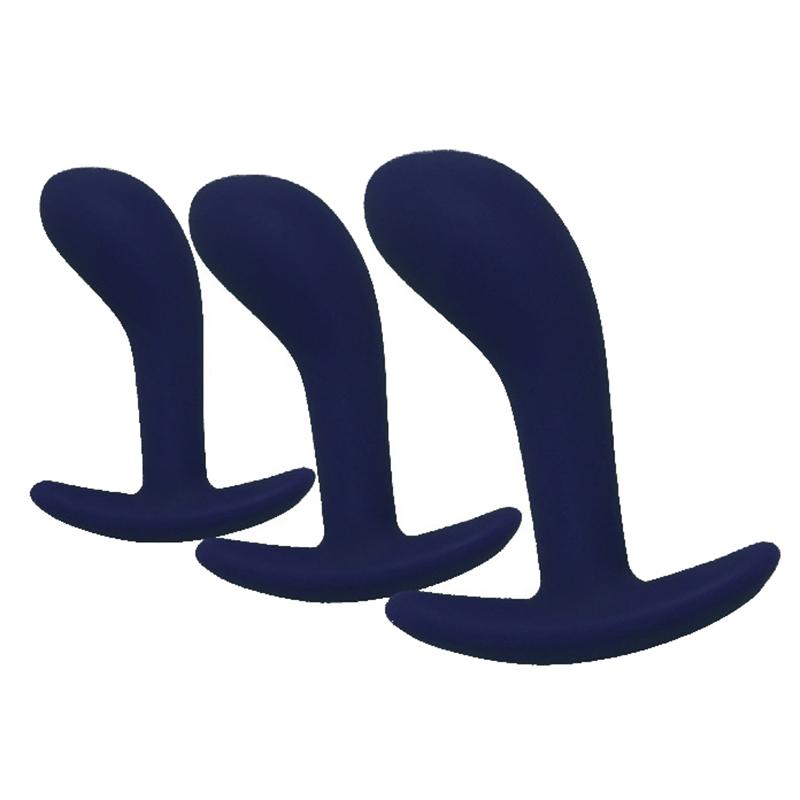 1/3Pcs Beginner Silicone Butt Plug Anal Plug For Men Prostate Massager For Gay Mini Anal Bullet Vibrator Sex Toy For Men Women