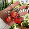 Realistic 3D Tomato Bag Charm Vibrant Colors Resin Key Ring Fruit Key Chain  Aesthetic Styling