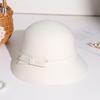 2025 Women's Autumn/Winter Hepburn Style Wool Felt Fedora Bucket Hat
