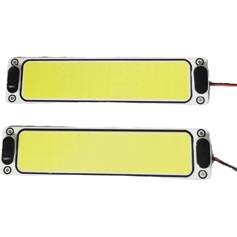 LED 12-24V Car Reading LED Night Strip Light Interior Light Ceiling Lamp with On Off Switch for Van Lorry Truck Camper Boat