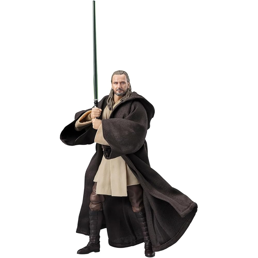 

СТРАНЫ ТАМАШИИ Ш. Figuarts Квай-Гон Джинн Звездные Войны Скрытая угроза 150 мм ПВХ АБС Ткань Фигурка