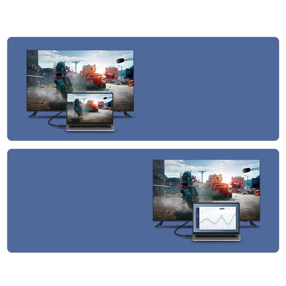 Baseus 3m HDMI 2.0 Kabel - 4K 60Hz, 3D HDR, 18Gbps – Schwarz (Modell: CAKGQ-C01)