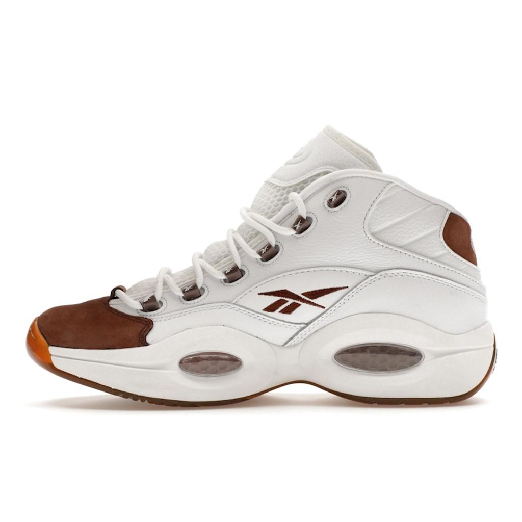 Reebok Adidași Bărbați Question Mid Vârf Mocha Alb Încălțăminte-Alb Alb Măsliniu GX0241