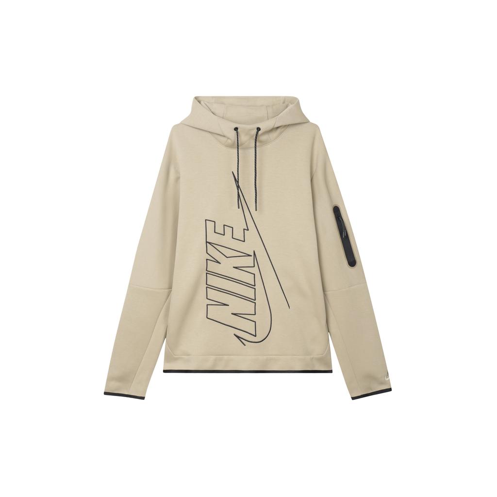 Nike Sweatshirts Men's Khaki Hooded Moderate Regular DX0578-247