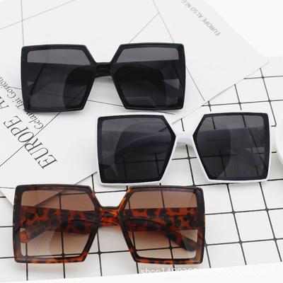Large Square Sunglasses, Trendy Sunglasses, Men'S And Women'S Street Sunglasses